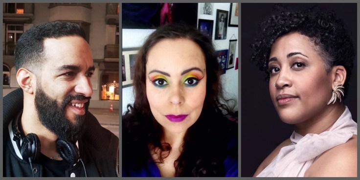 drei gemischtrassige Menschen