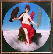 Das Gemälde "Die Freiheit (Helvetia)" von Arnold Böcklin, 1891.